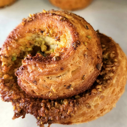 Pistachio Swirl Bun